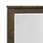 Miroir pour commode 34 x 46 Broida, carré, bois récupéré massif, gris rustique