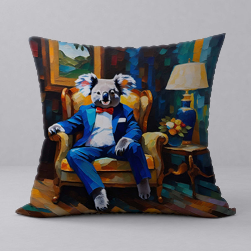 Reversible Throw Pillow