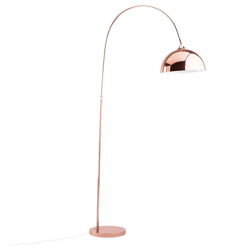 Jaylynn 160cm Copper Arched Floor Lamp