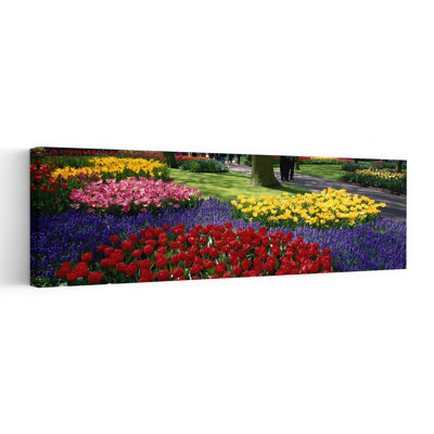 Art mural de jardin de tulipes, Kisseken