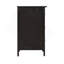 Élégante table de chevet transitionnelle noire-1454813573