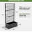 73"H×35"W Metal Planter Box with Trellis with Wheels-438873829
