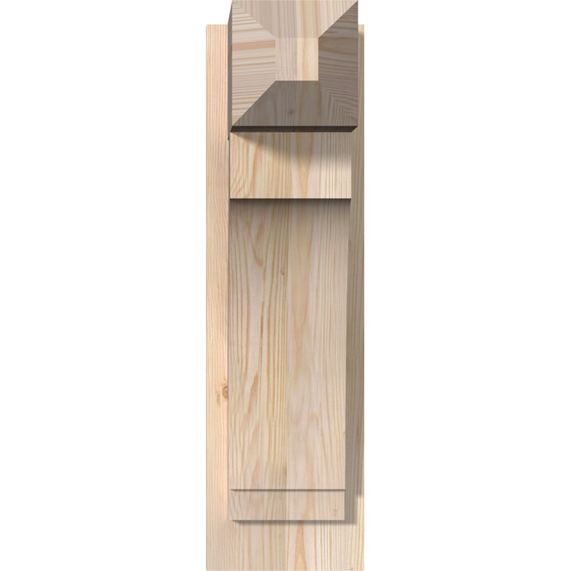 Persienne impériale, Sapin Douglas de 7 1/2 po (lisse), P 14 po x H 26 po