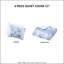Housse de couette à rayures florales bleues fascinantes 100% microfibre fascinante-126060680