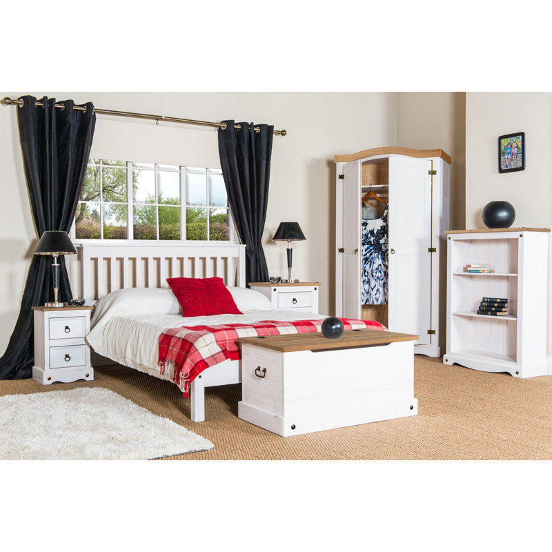 Ingrid Bed Frame, Double (4'6), White