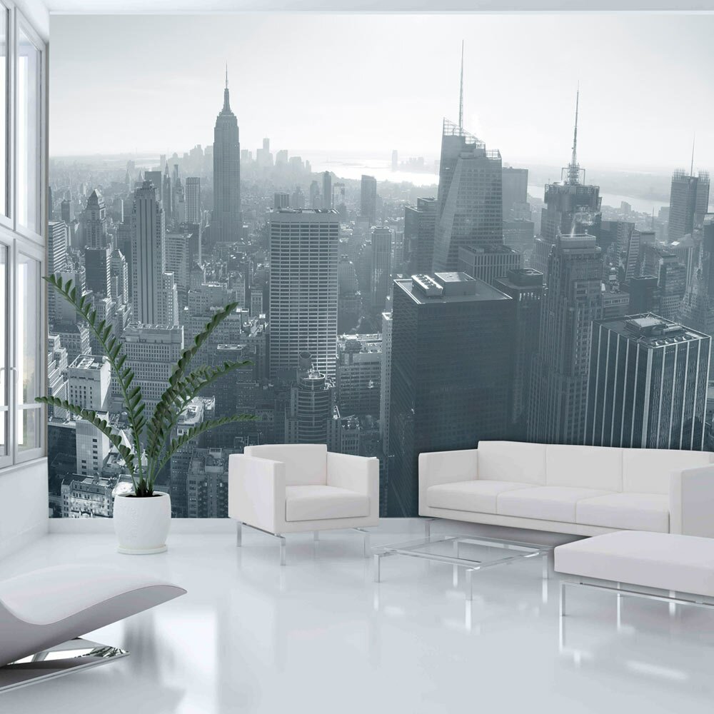 Tapete Black White New York Panorama 2,7 m x 350 cm