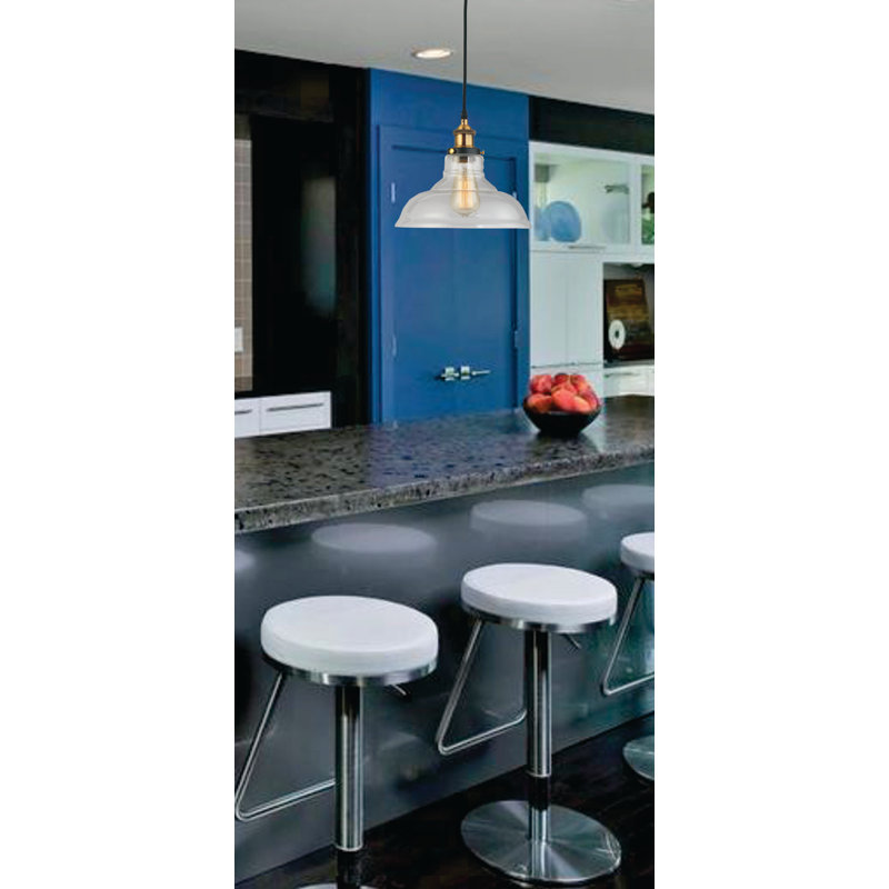 Luminaire suspendu pour dôme simple 1 lumières