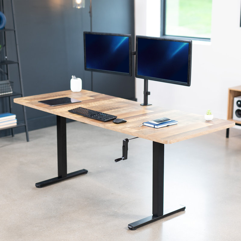 VIVO Manual 71” x 30” Stand Up Desk Workstation, MB7B Series, White