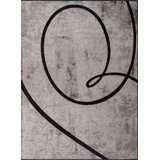 Rapture Black Gray Abstract Luxury Area Rug