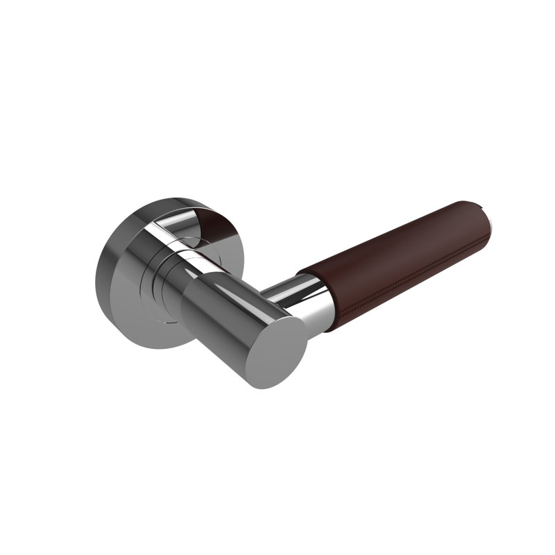 Ascot Helena Door Handle, Polished Chrome