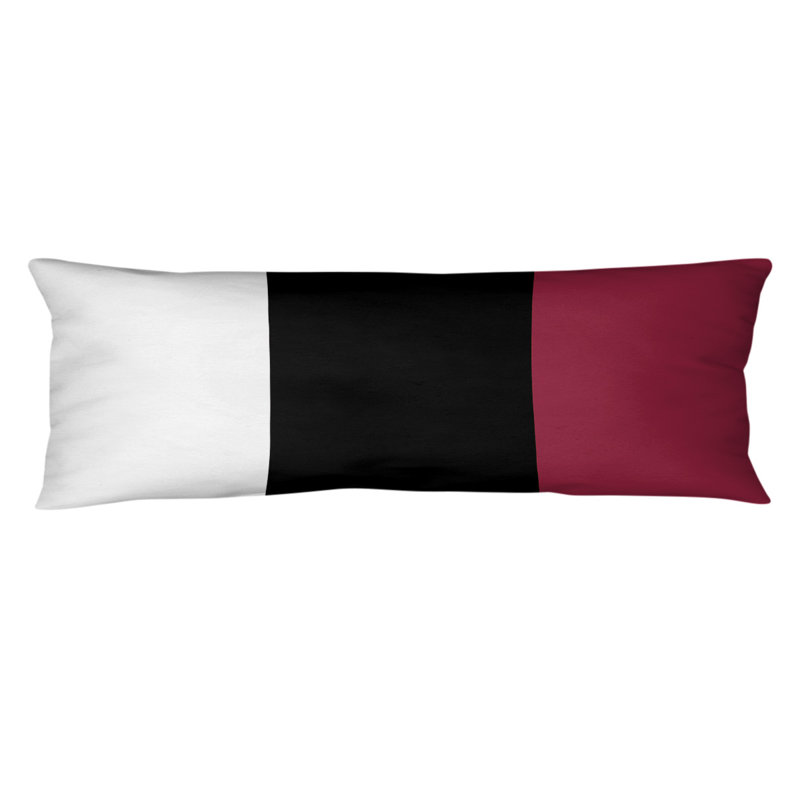Oreiller de corps en polyester / polyester Arizona Football Stripes, Noir, Football Philadelphie