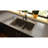 Quartz Classic 33" x 22" x 10" Double Basin Drop-In Kitchen Sink-17883128