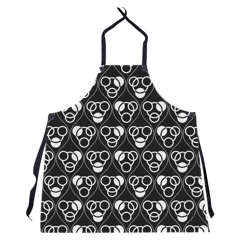 Jordao Bib Apron, Yellow/White