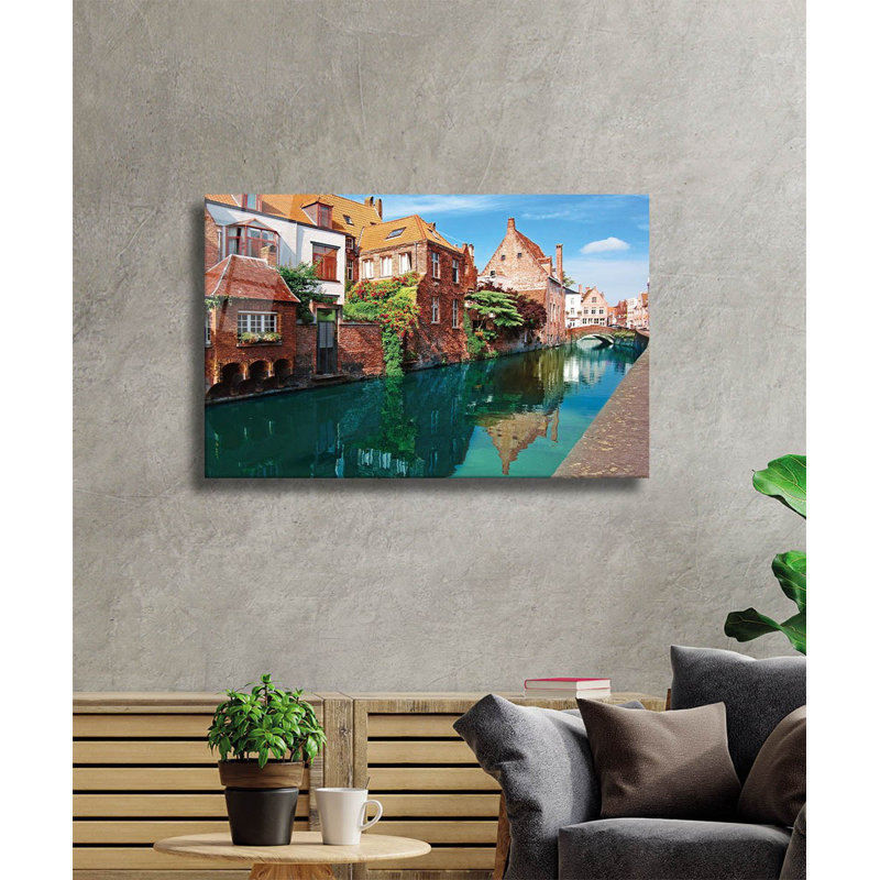 Stunning Decorative Tempered Glass Painting, 23.6 x 35.4 Inches | 100% Tempered Glass, Thickness: 0.16 Inches | Perfect for Home Decor, Modern Aesthetic, and Stylish Wall Art
