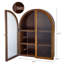 Armoire à pharmacie en bois d'acacia