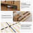 Modern Fluted Queen Platform Bed with Storage Bench and Headboard