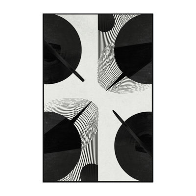 Tapis abstrait moderne et contemporain lavable à la machine Osnat