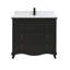 36" Cadet Finish Solid Wood Sink Vanity  With 1' Artificial Stone Top-25876159