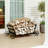 Metal Log Rack With Wheels