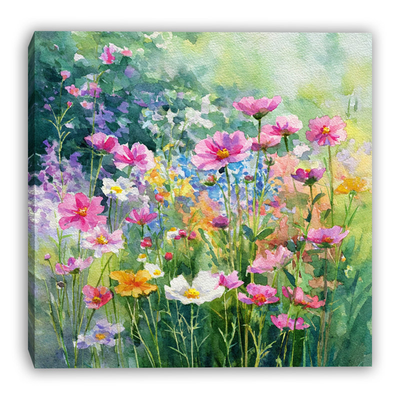 Art mural doux sur toile tendue, H 20 po x l 20 po x P 1,5 po