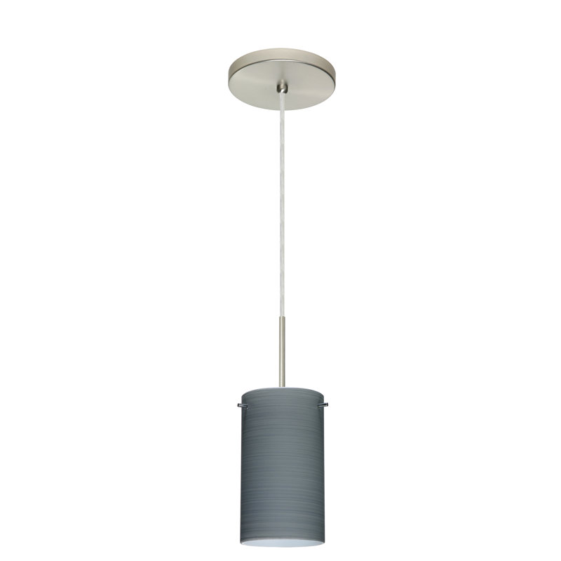 Martinson 1 - Light Single Pendant, Carrera, Satin Nickel, LED