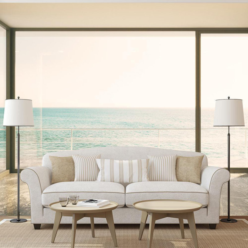 Adhésif mural paysage ensoleillé Alizay, L 55 po x l 78 po