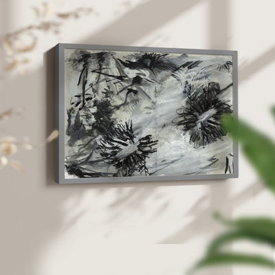 Noir et blanc chinois I - reproduction encadrée - réarmable