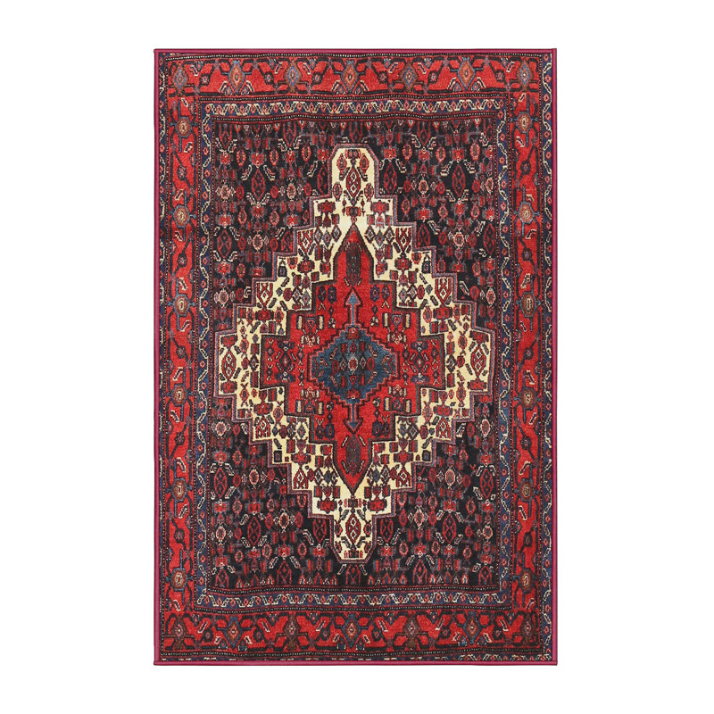 Tapis rouge à motif sud-ouest, Rectangle 2 pi x 4 pi