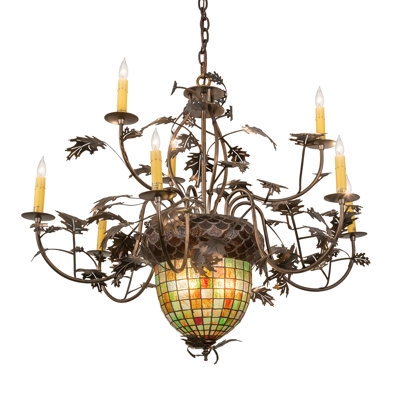 Lustre bougie style 11 lumières OKean