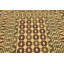 Tapis beige en laine 4 pi x 6 pi 4 po one-of-kind à la main noué la Warminster