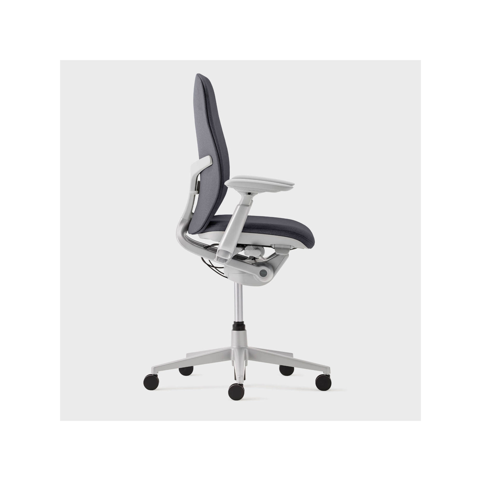 Haworth Zody Upholstered Office Chair - Dual Posture with Lumbar Support, Steel