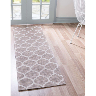 Tapis contemporain de couleur brune Burst