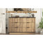 Armoire de rangement multifonctionnelle à six tiroirs avec présentoir de table et glissières lisses, 47,2 x 15,7 x 29,6 po, conception de coin arrondi en métal