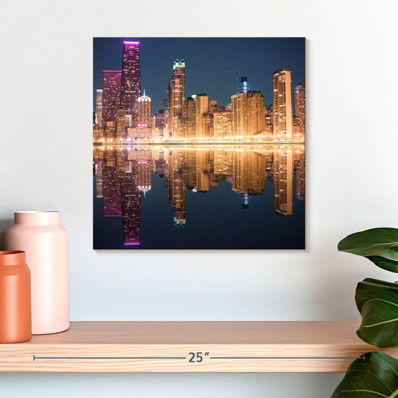 Nicci Chicago Golden Lights, H 16 po x l 16 po