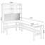 Bureaux en bois massif en L Burlywood-108600562-108600566