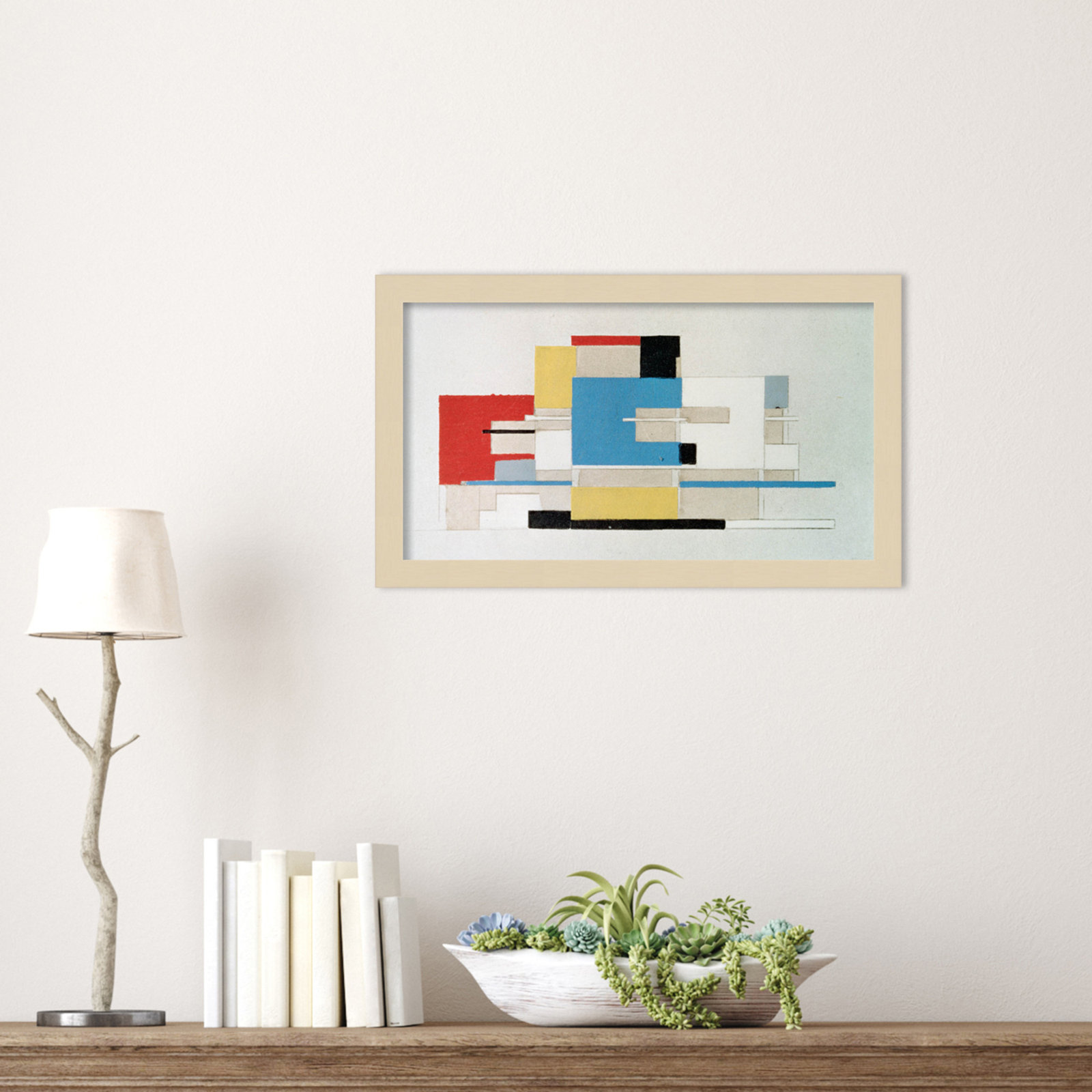 Earling "Colour Study for Architecture" Print, 10" H x 17" W, Brown