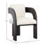 Maravi Linen Blend Upholstered Dining Table