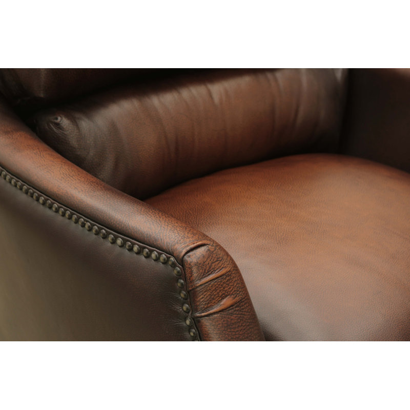 Savoy Leather Armchair, Saddle (Maestro Artisano), Espresso