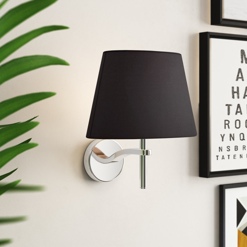 Princess Armed Sconce, Black