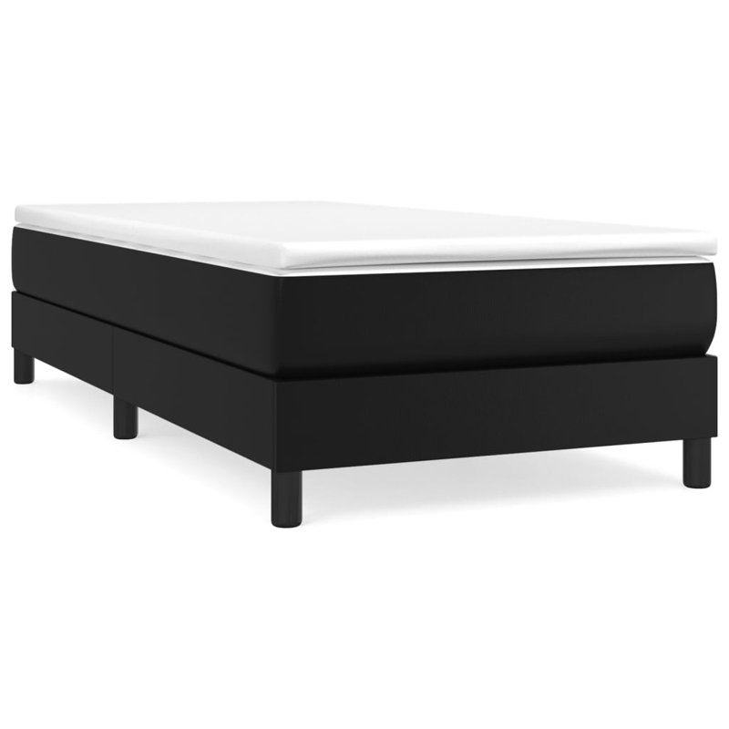 Cadre de lit Cadre de lit plateforme noir Mobilier de chambre à coucher moderne et minimaliste Design durable