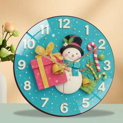 Horloge murale de Noël 12 po