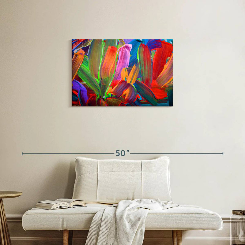 Avery Abstract Color Streaks, 20" H x 30" W