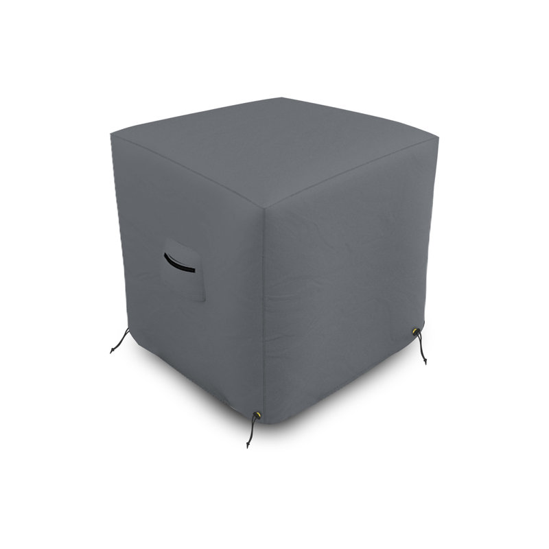 Outdoor Air Conditioner Cover, 106.7cm H x 101.6cm W x 101.6cm D, Grey