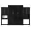 Grand lit escamotable avec bureau, coiffeuse et armoires-915522828