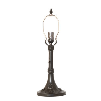 19" High Tiffany Jeweled Peacock Accent Lamp