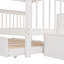 Lit superposé avec lit gigogne Hideshi Kids pour chambre à coucher, dortoir, adultes-313594964-313594965