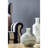 Svirla Vase-Black-And-White Swirl