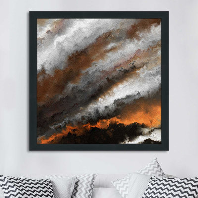 Fire In My Heart, Jeremiah 20:9 (Square) by Mark Lawrence - Painting