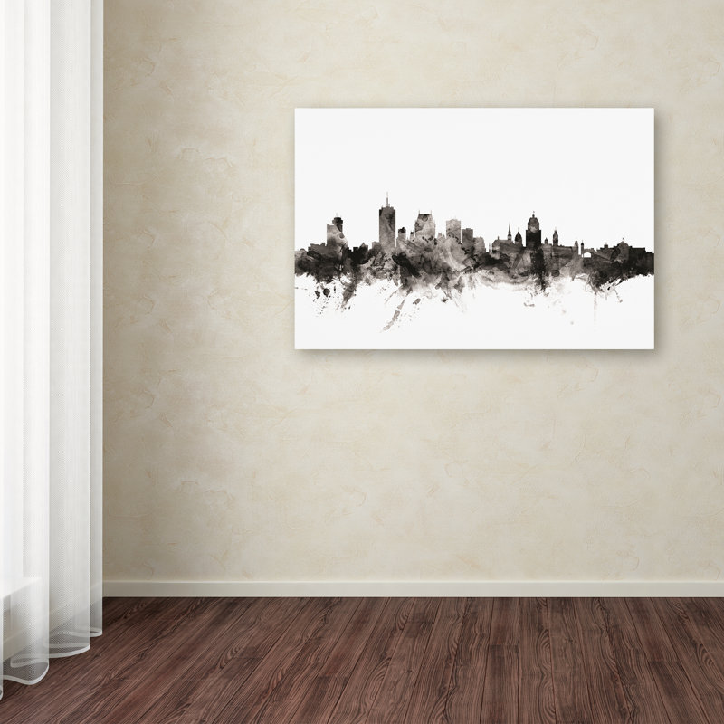 « québec canada horizon », impression sur toile, H 12 po x l 19 po x P 2 po