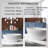 61 Inch Freestanding Solid Surface Soaking Bathtub